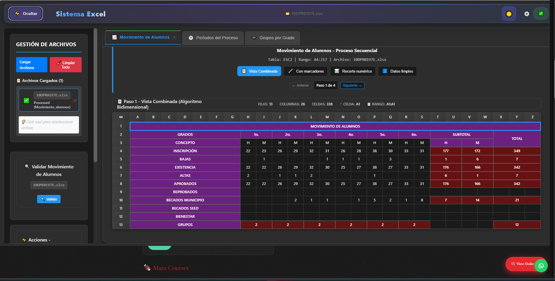Sistema Excel - Interfaz Desktop PyQt